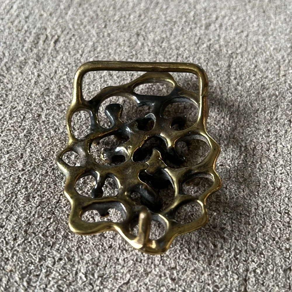 Vintage modernist Jack Boyd spore belt buckle San Diego